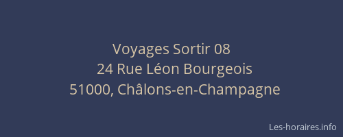 Voyages Sortir 08