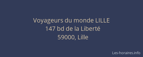 Voyageurs du monde LILLE
