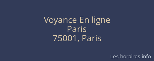Voyance En ligne