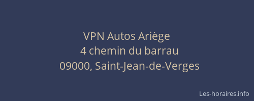 VPN Autos Ariège