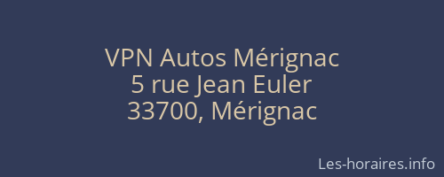 VPN Autos Mérignac