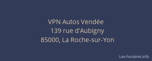 VPN Autos Vendée