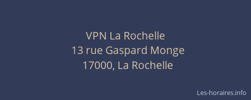 VPN La Rochelle