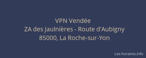 VPN Vendée