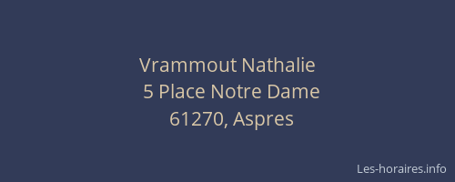 Vrammout Nathalie