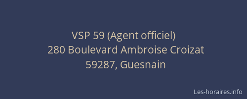 VSP 59 (Agent officiel)