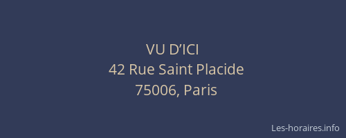 VU D’ICI