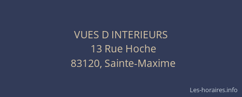VUES D INTERIEURS