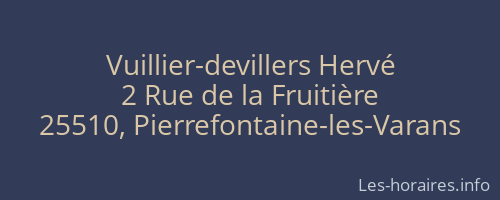 Vuillier-devillers Hervé