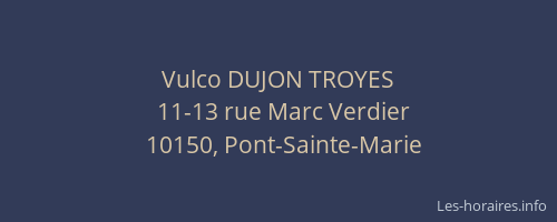 Vulco DUJON TROYES
