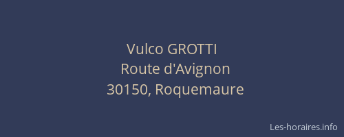 Vulco GROTTI