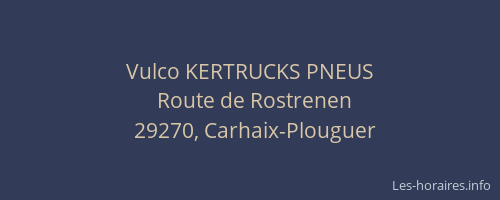 Vulco KERTRUCKS PNEUS
