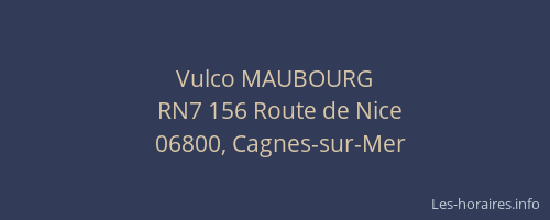 Vulco MAUBOURG