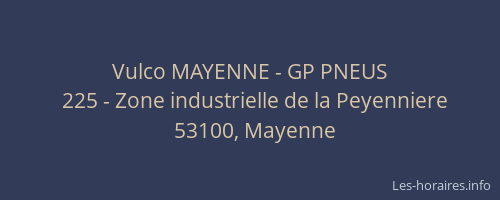 Vulco MAYENNE - GP PNEUS