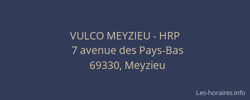 VULCO MEYZIEU - HRP