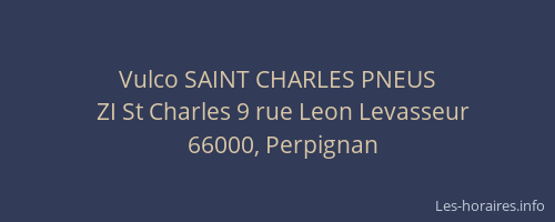 Vulco SAINT CHARLES PNEUS