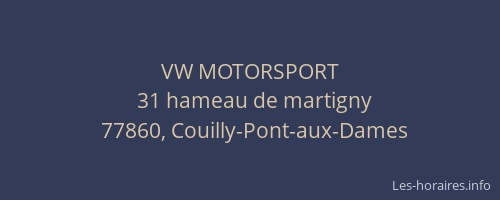 VW MOTORSPORT