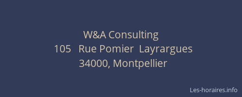 W&A Consulting