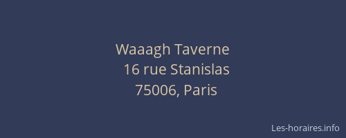 Waaagh Taverne