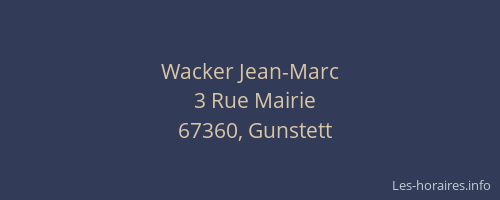 Wacker Jean-Marc