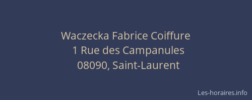 Waczecka Fabrice Coiffure
