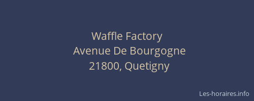 Waffle Factory