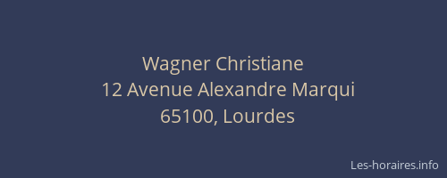 Wagner Christiane