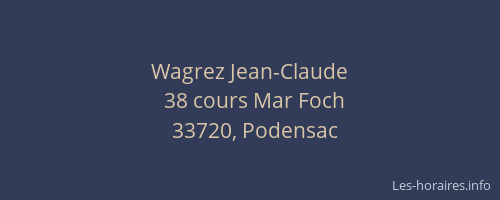 Wagrez Jean-Claude