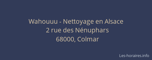 Wahouuu - Nettoyage en Alsace