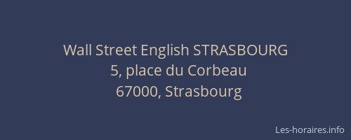 Wall Street English STRASBOURG