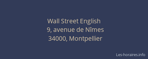 Wall Street English