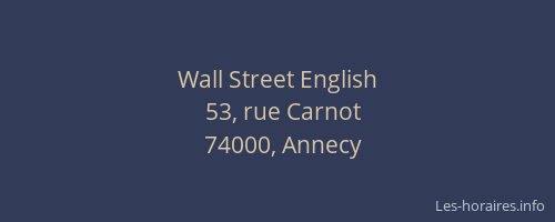 Wall Street English