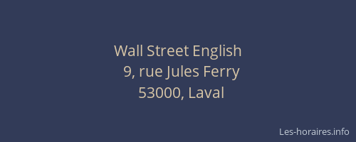Wall Street English
