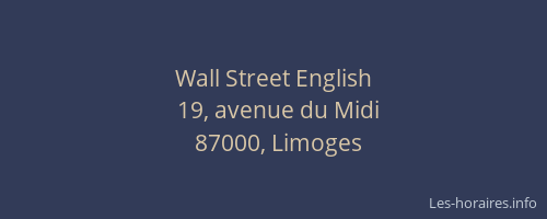 Wall Street English
