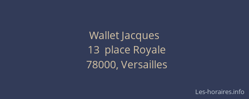 Wallet Jacques