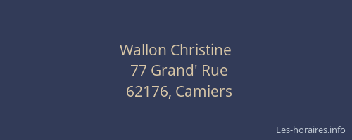 Wallon Christine