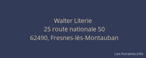 Walter Literie