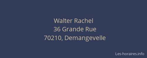 Walter Rachel