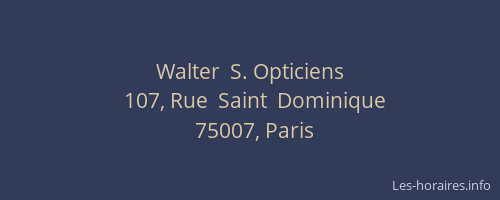 Walter  S. Opticiens