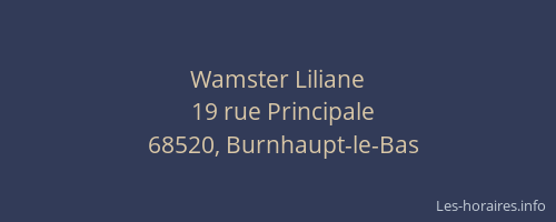 Wamster Liliane
