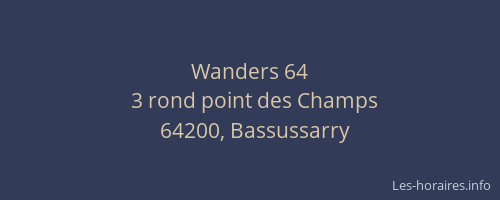 Wanders 64
