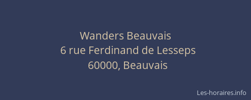 Wanders Beauvais
