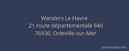 Wanders Le Havre