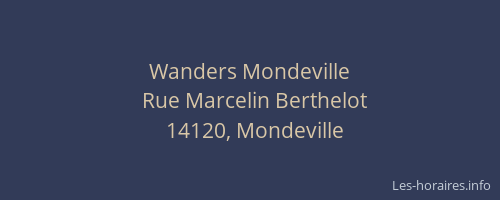 Wanders Mondeville