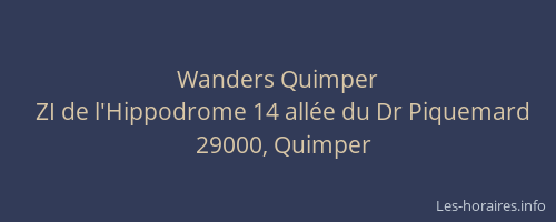 Wanders Quimper