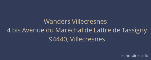 Wanders Villecresnes