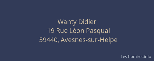 Wanty Didier