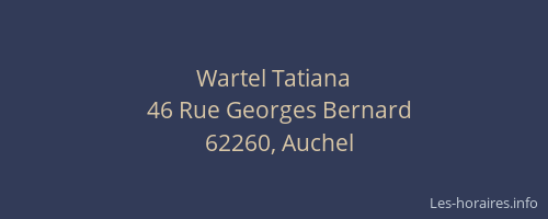 Wartel Tatiana