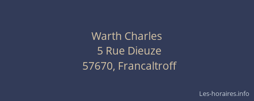 Warth Charles