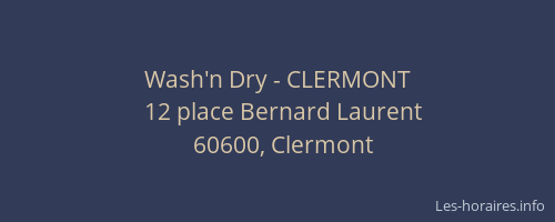 Wash'n Dry - CLERMONT